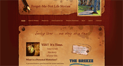Desktop Screenshot of forget-me-notlifestories.co.nz